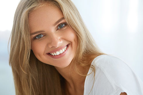 Image Text: 500x332_0069_Portrait Beautiful Happy Woman With White Teeth Smiling. Beauty. High Resolution Image